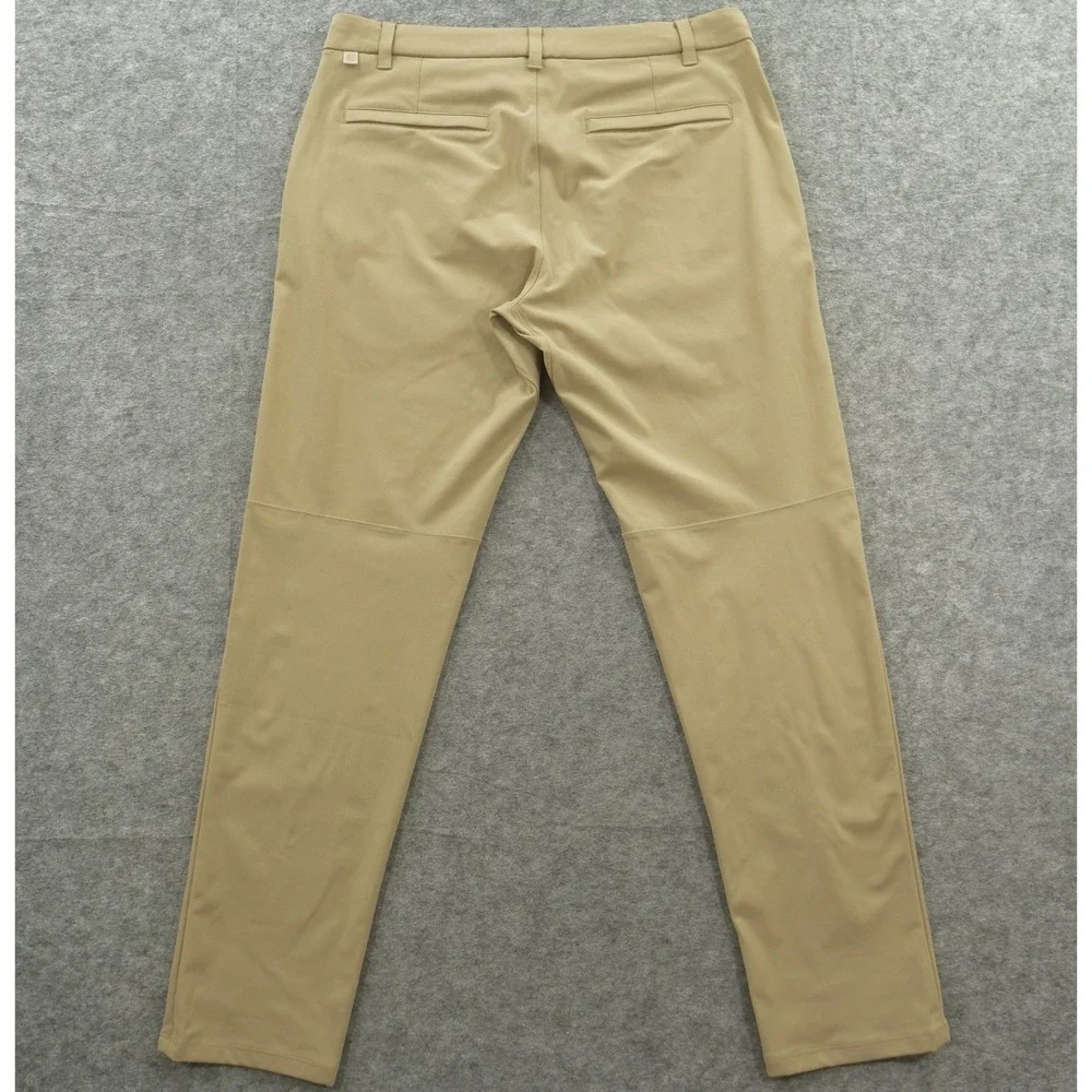 Lululemon Pants Mens 34 Commission Chino Flat Front Classic Fit Medium Rise Golf